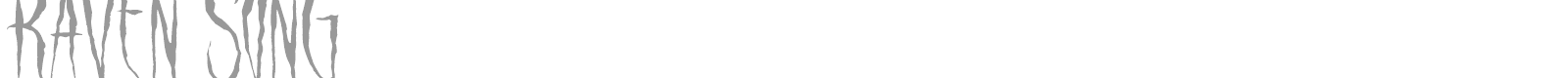 Raven Song font preview